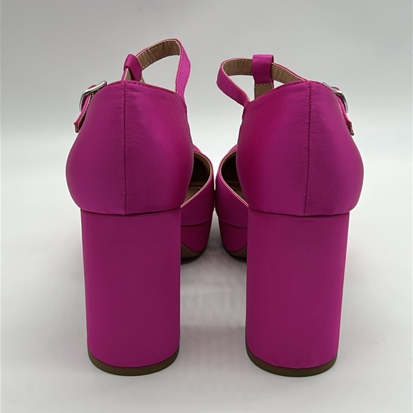 2378- Pop Westerly Hot Pink Color Platforms Size 8.5 NWT - Picture 6 of 9